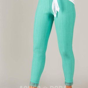 Agnes & Dora™ Knit Jeggings Turquoise (reenforced